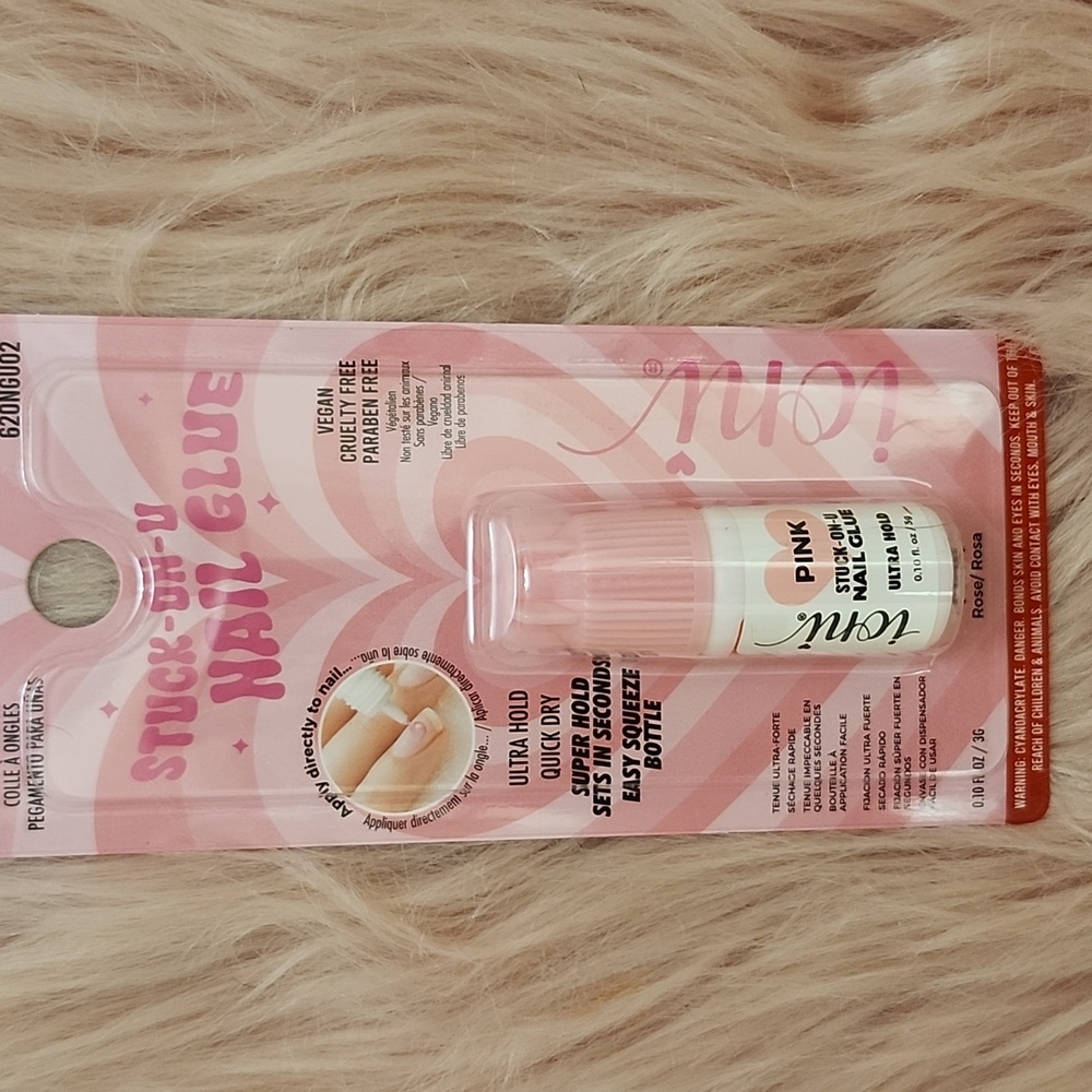 Brand New IONI STUCK ON U PINK Nail Glue